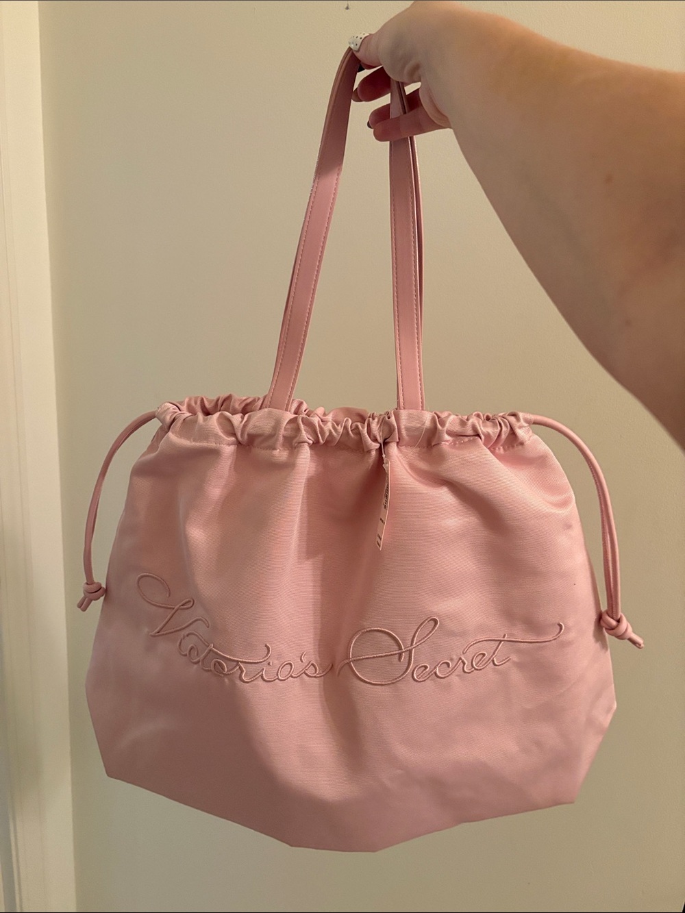 Victoria's Secret Pink Drawstring Tote
